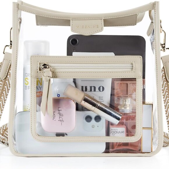 Clear Crossbody Bags for Women Stadium Approved Clear Purse for Concert Transpar - Picture 8 of 8